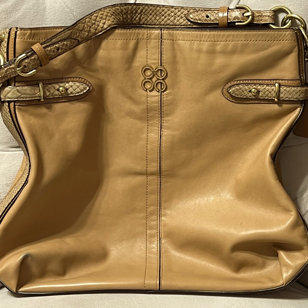 Beige Coach bag